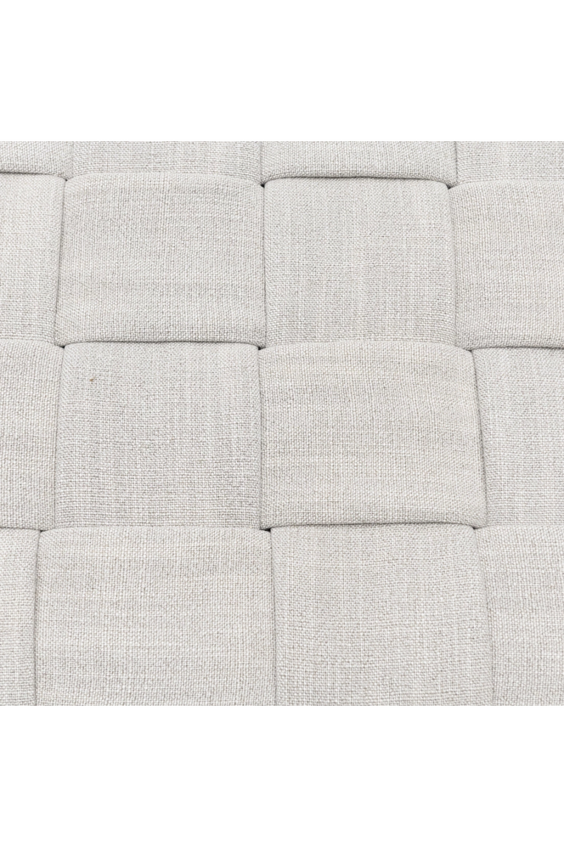 Woven Mouliné Linen Footstool | Rivièra Maison Room 48 | Oroatrade.com