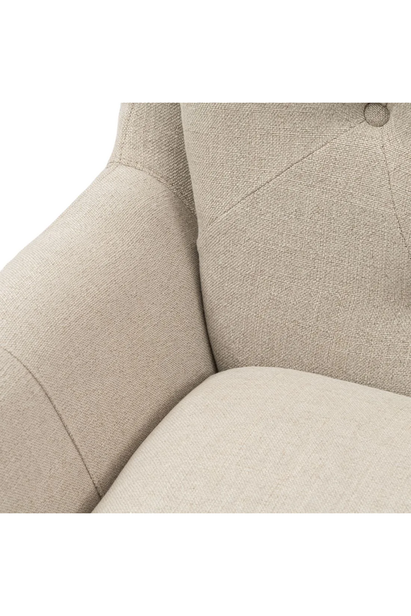 Linen Retro Swivel Armchair | Rivièra Maison The Statesman | Oroatrade.com