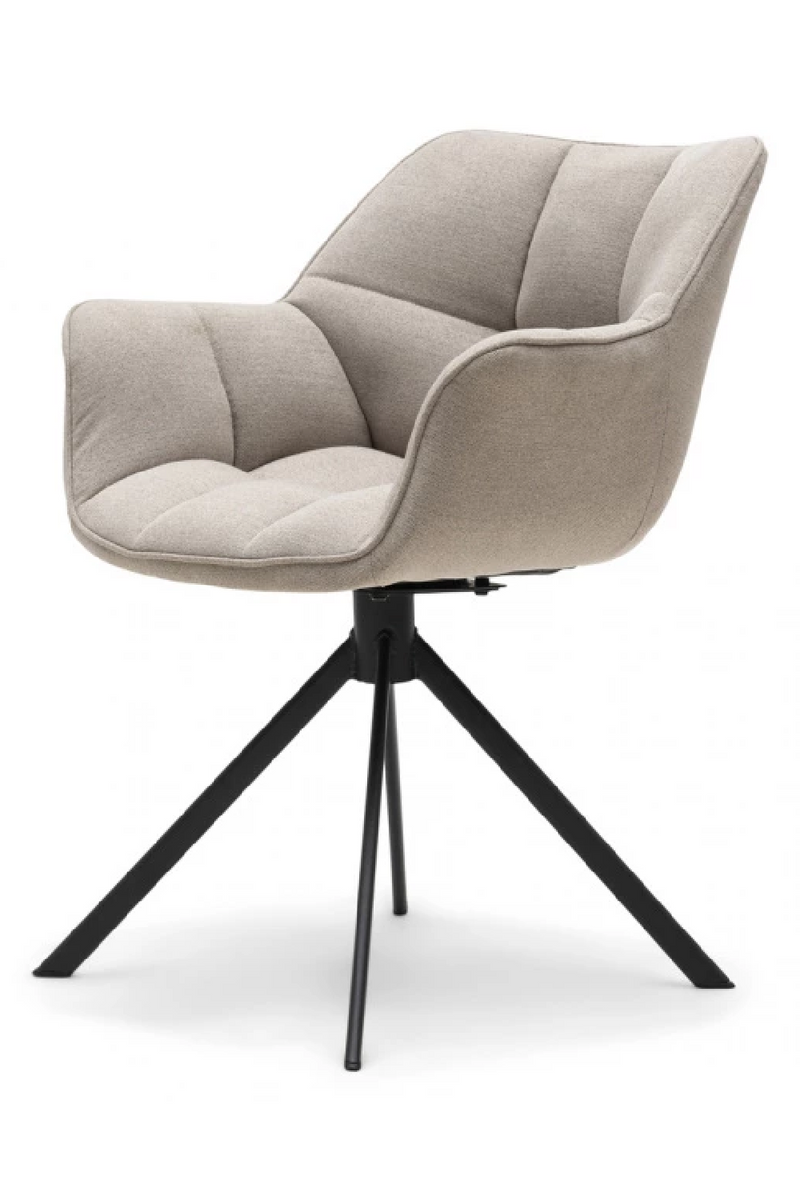 Linen Swivel Dining Chair | Rivièra Maison Carnaby | Oroatrade.com