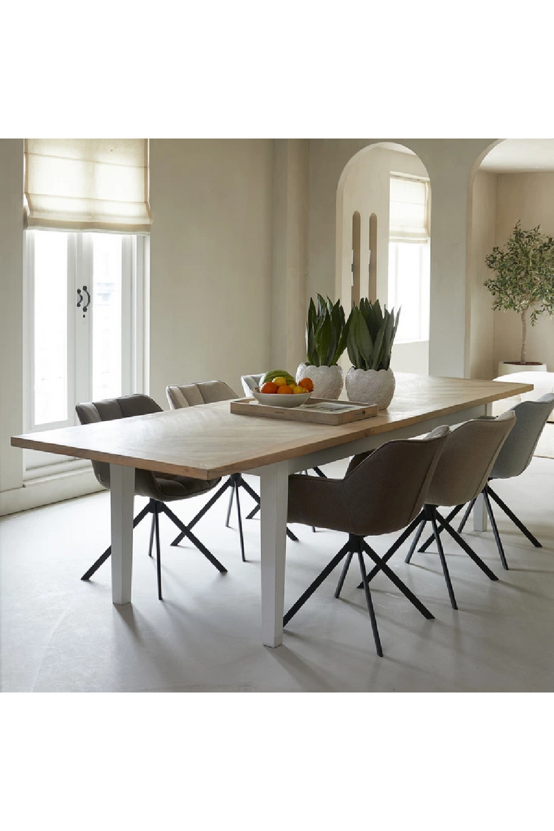 Linen Swivel Dining Chair | Rivièra Maison Carnaby | Oroatrade.com