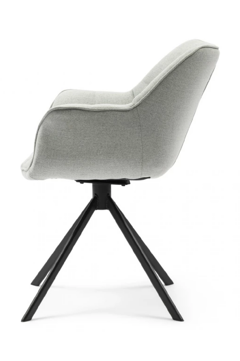 Linen Swivel Dining Chair | Rivièra Maison Carnaby | Oroatrade.com