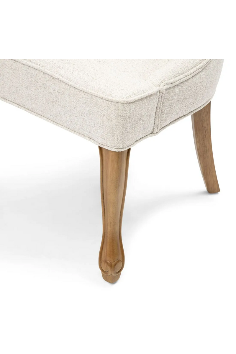 White Tweed Tufted Dining Chair | Rivièra Maison George | Oroatrade.com