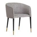 Hospitality furniture - Fabric & Leather Dining Armchair - www.oroatrade.com