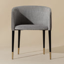 Hospitality furniture - Fabric & Leather Dining Armchair - www.oroatrade.com