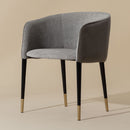 Hospitality furniture - Fabric & Leather Dining Armchair - www.oroatrade.com