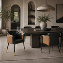 Hospitality furniture - Leather-Inspired Dining Chair - www.oroatrade.com