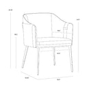 Hospitality furniture - Leather-Inspired Dining Chair - www.oroatrade.com