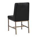Hospitality furniture - Diamond-Stitched Leather-Inspired Dining Chairs (2) - www.oroatrade.com