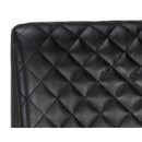 Hospitality furniture - Diamond-Stitched Leather-Inspired Dining Chairs (2) - www.oroatrade.com