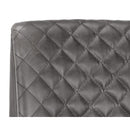 Hospitality furniture - Diamond-Stitched Leather-Inspired Dining Chairs (2) - www.oroatrade.com