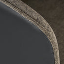 Hospitality furniture - Gray Fabric & Leather Bar Stool - www.oroatrade.com