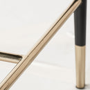 Hospitality furniture - Taupe Leather Counter Stool - www.oroatrade.com