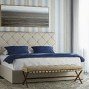 Hospitality furniture - Button Tufted Leather Bench - www.oroatrade.com