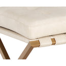 Hospitality furniture - Button Tufted Leather Bench - www.oroatrade.com