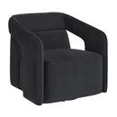 Hospitality furniture - Fabric Upholstered Swivel Lounge Chair - www.oroatrade.com