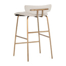 Hospitality furniture - Leather Inspired Counter Stool - www.oroatrade.com