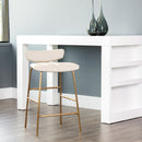 Hospitality furniture - Leather Inspired Counter Stool - www.oroatrade.com