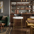 Hospitality furniture - Leather Inspired Counter Stool - www.oroatrade.com
