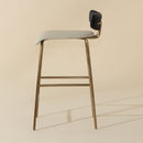 Hospitality furniture - Leather Inspired Counter Stool - www.oroatrade.com