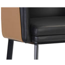Hospitality furniture - Two-Toned Leather Bar Stool - www.oroatrade.com