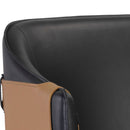 Hospitality furniture - Two-Toned Leather Bar Stool - www.oroatrade.com