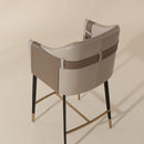 Hospitality furniture - Two-Toned Leather Counter Stool - www.oroatrade.com