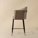 Hospitality furniture - Two-Toned Leather Counter Stool - www.oroatrade.com