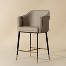Hospitality furniture - Two-Toned Leather Counter Stool - www.oroatrade.com