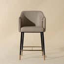 Hospitality furniture - Two-Toned Leather Counter Stool - www.oroatrade.com