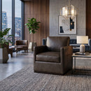 Hospitality furniture - Track-Armed Swivel Lounge Chair - www.oroatrade.com