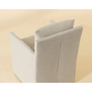 Hospitality furniture - Linen Wheeled Dining Chair - www.oroatrade.com