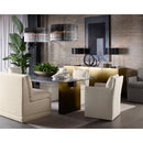 Hospitality furniture - Linen Wheeled Dining Chair - www.oroatrade.com