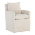 Hospitality furniture - Linen Wheeled Dining Chair - www.oroatrade.com