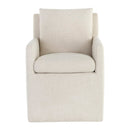 Hospitality furniture - Linen Wheeled Dining Chair - www.oroatrade.com
