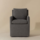 Hospitality furniture - Linen Wheeled Dining Chair - www.oroatrade.com