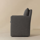 Hospitality furniture - Linen Wheeled Dining Chair - www.oroatrade.com