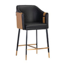 Hospitality furniture - Two-Toned Leather Counter Stool - www.oroatrade.com