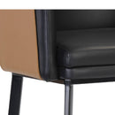 Hospitality furniture - Two-Toned Leather Counter Stool - www.oroatrade.com