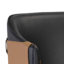 Hospitality furniture - Two-Toned Leather Counter Stool - www.oroatrade.com