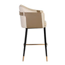 Hospitality furniture - Two-Toned Leather Bar Stool - www.oroatrade.com