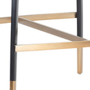 Hospitality furniture - Two-Toned Leather Bar Stool - www.oroatrade.com