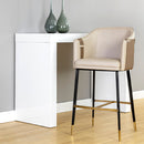 Hospitality furniture - Two-Toned Leather Bar Stool - www.oroatrade.com
