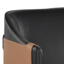Hospitality furniture - Two-Toned Leather Lounge Chair - www.oroatrade.com