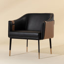 Hospitality furniture - Two-Toned Leather Lounge Chair - www.oroatrade.com