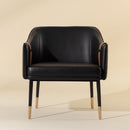 Hospitality furniture - Two-Toned Leather Lounge Chair - www.oroatrade.com