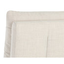 Hospitality furniture - White Linen Wheeled Dining Chair - www.oroatrade.com