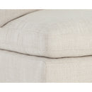Hospitality furniture - White Linen Wheeled Dining Chair - www.oroatrade.com