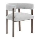 Hospitality furniture - Curved Wood Frame Dining Armchair - www.oroatrade.com