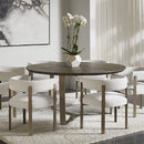Hospitality furniture - Curved Wood Frame Dining Armchair - www.oroatrade.com