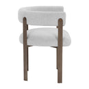 Hospitality furniture - Curved Wood Frame Dining Armchair - www.oroatrade.com